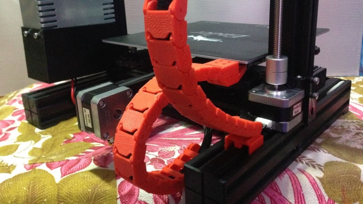 Imagen de Mejoras Creality Ender 3 (V2/Pro/Max): Cadena portacables