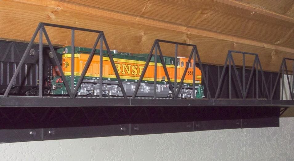 Print out a wall mount for your model train trestle