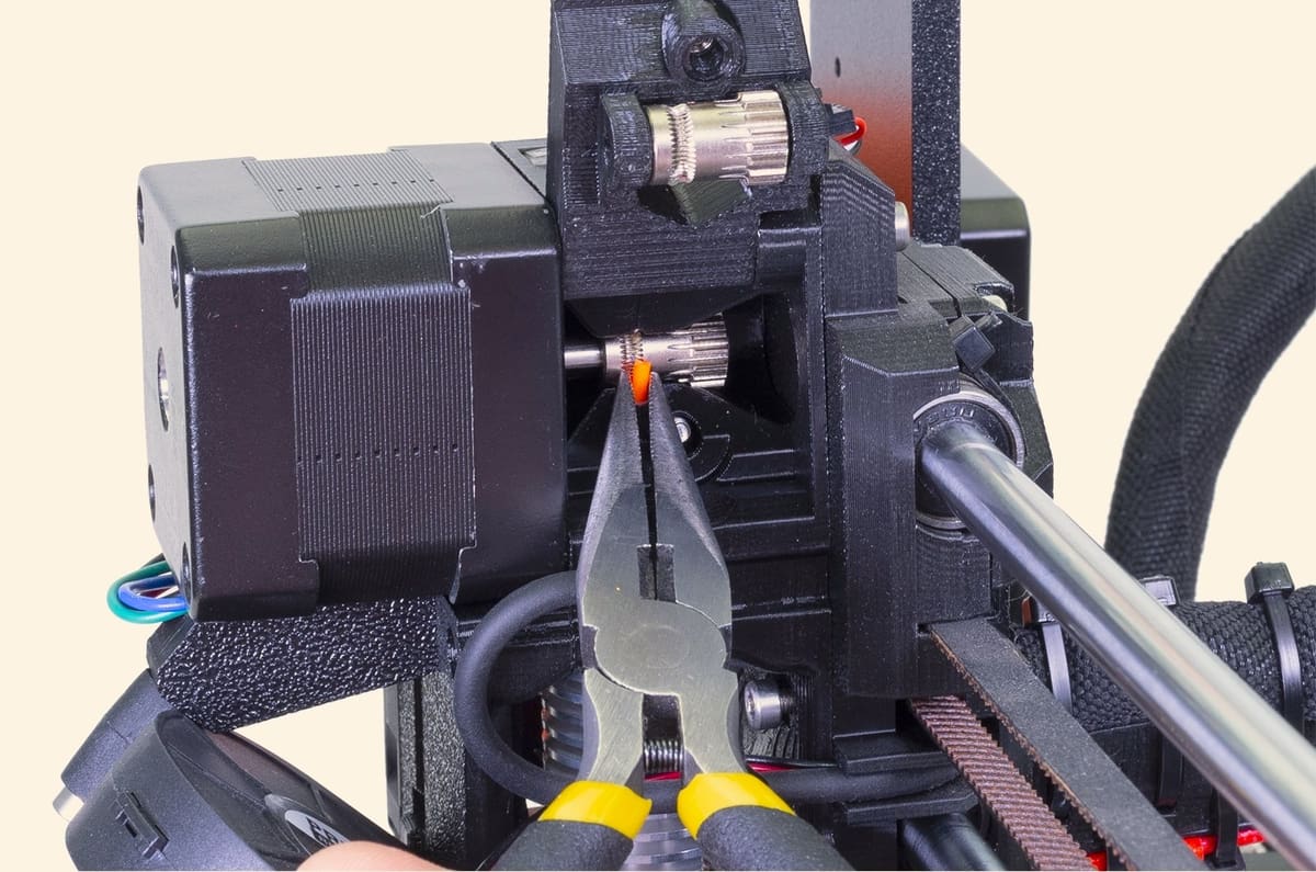 With pliers, you can easily hold part components