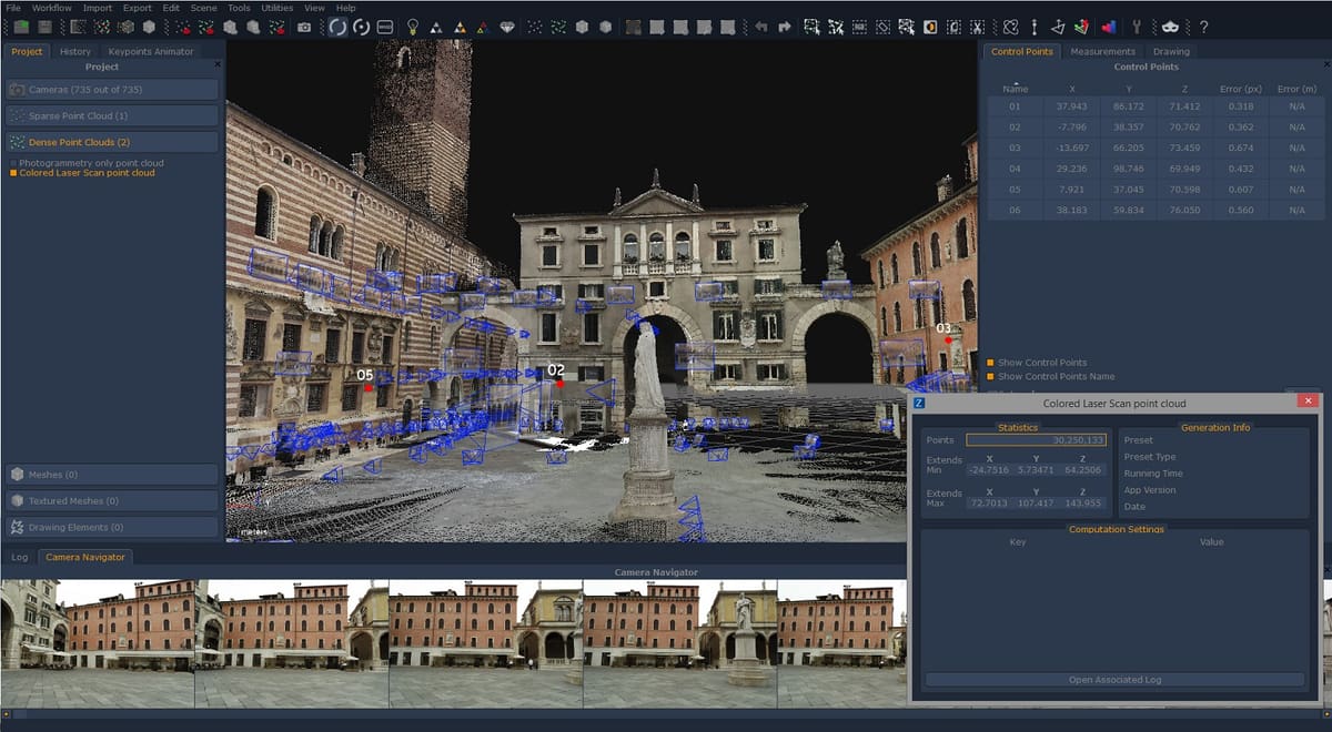 Photo de Les meilleurs logiciels de photogrammétrie: 3DF Zephyr (8.0)