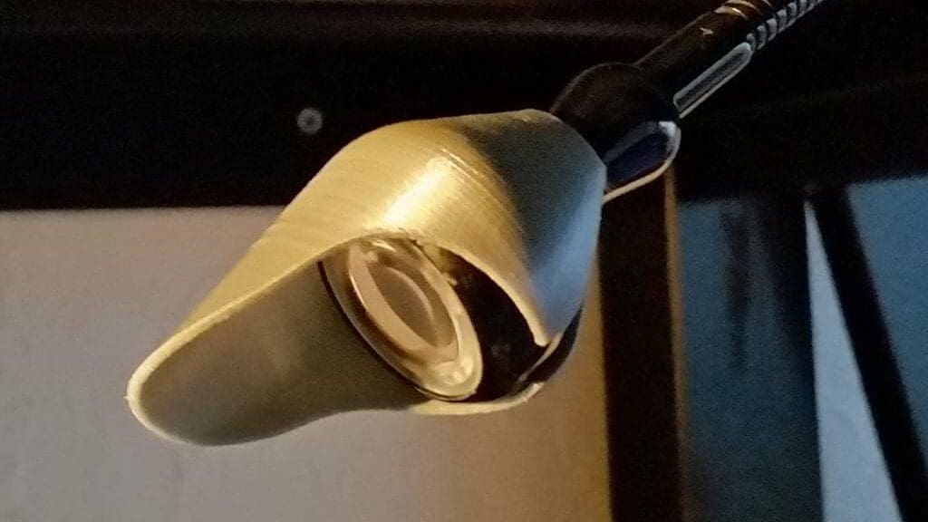 A simple shade for the Ikea Jansjö light