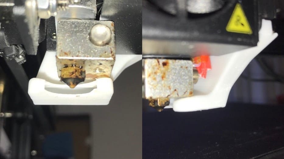 This fan duct design has been adjusted a few times by the designer to make it more effective