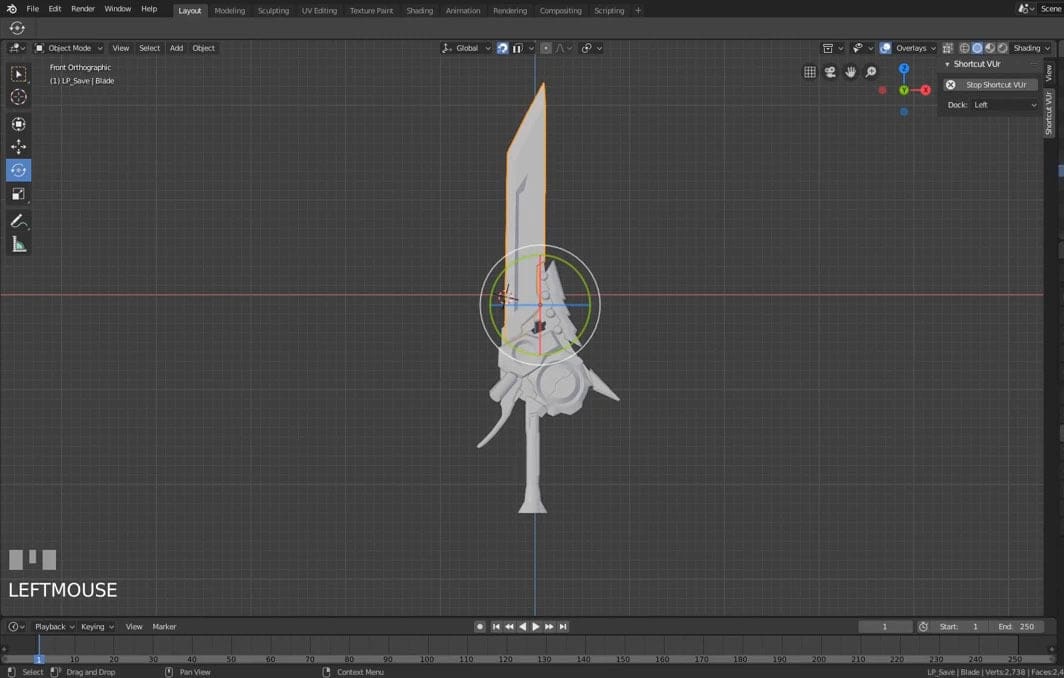 Hard surface modeling is perfect for video game props!