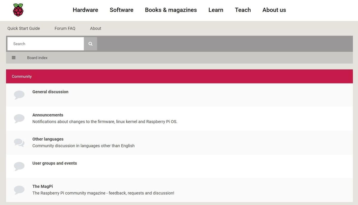 The Pi support forum is a good place to ask questions