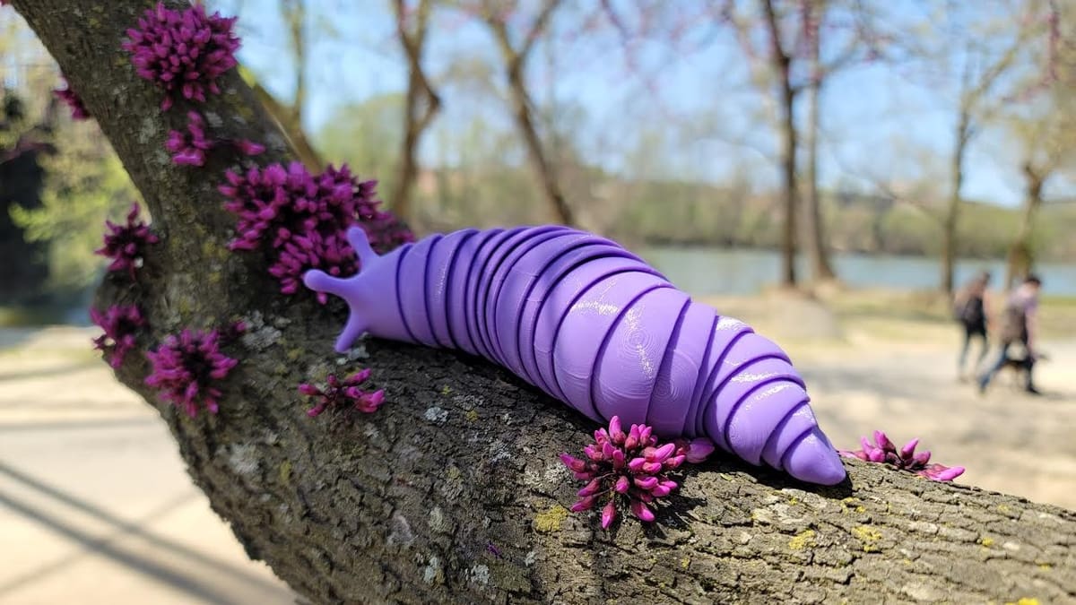 This friendly slug is making its way out in the real world