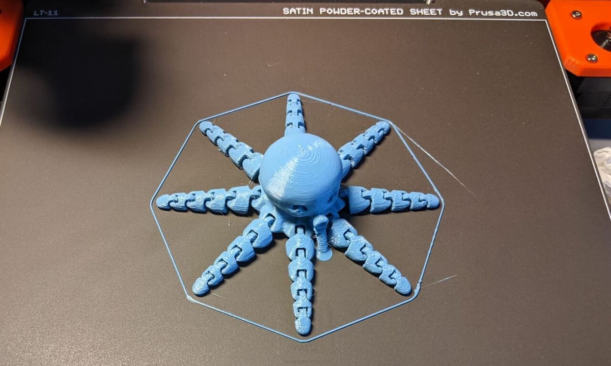 Prusa's satin build plate has a texture in between Prusa's textured and smooth PEI build plates