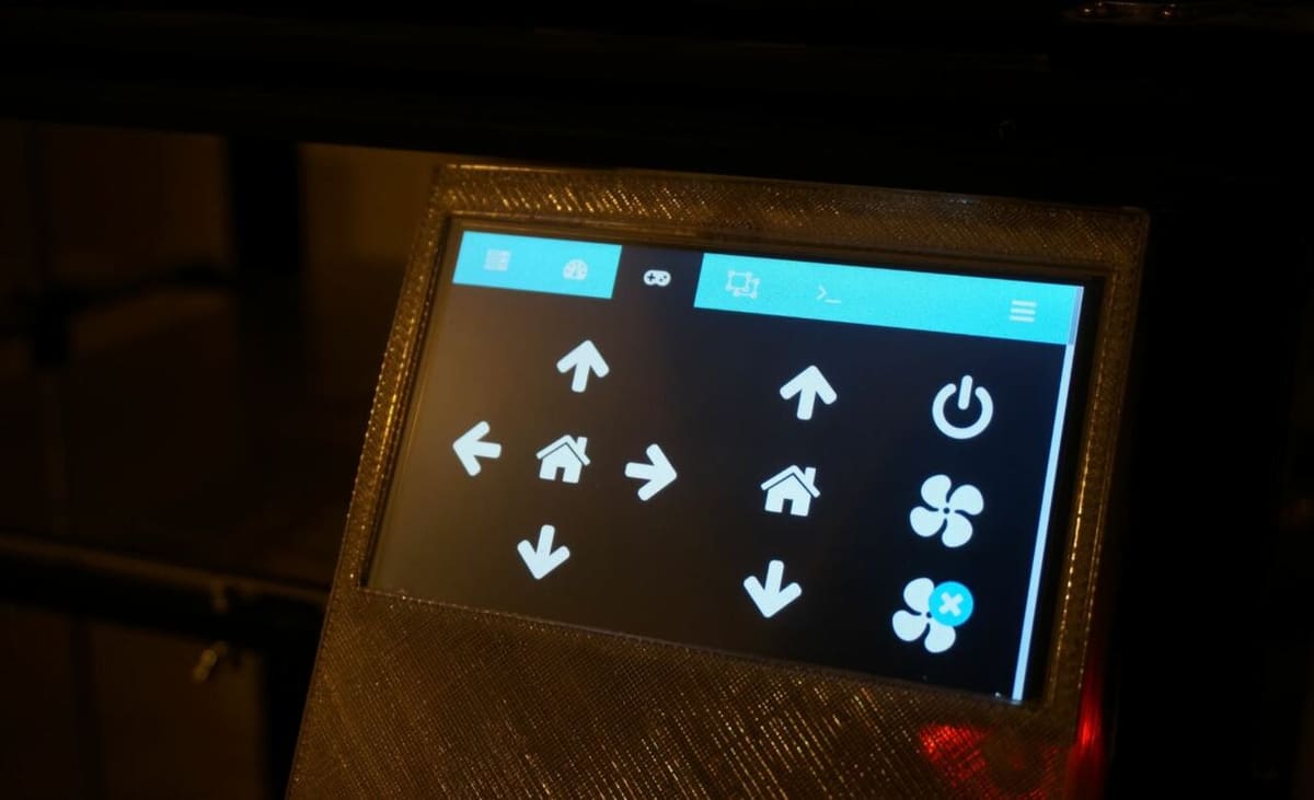 The TouchUI OctoPrint plug-in allows you to move and home the different axes on your printer