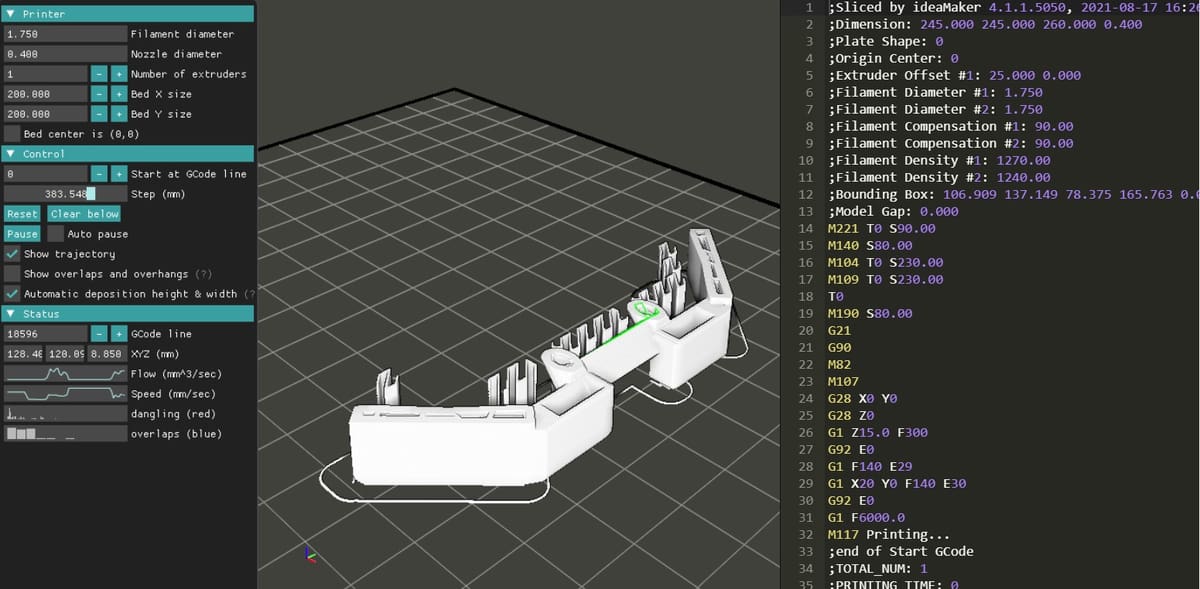 Foto de Software para impressora 3D / Programa para impressora 3D: WebPrinter