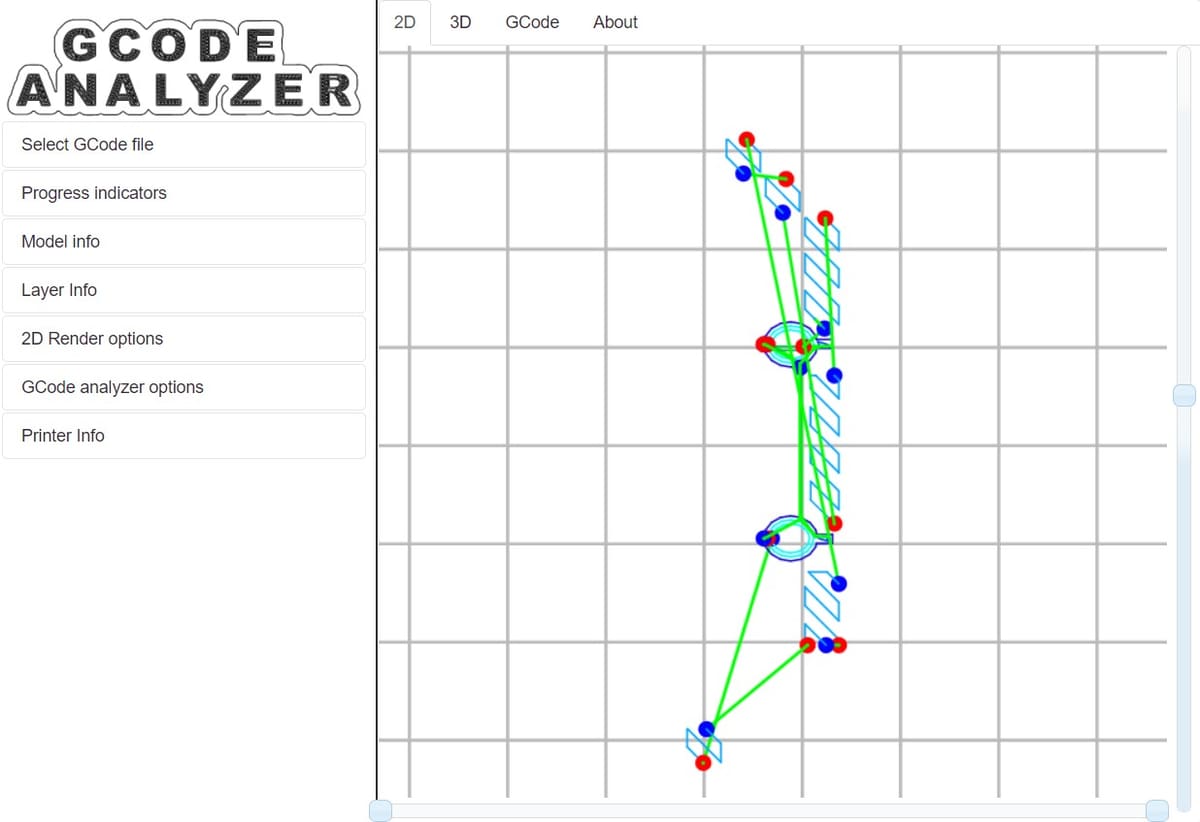Foto de Software para impressora 3D / Programa para impressora 3D: Gcode Analyzer