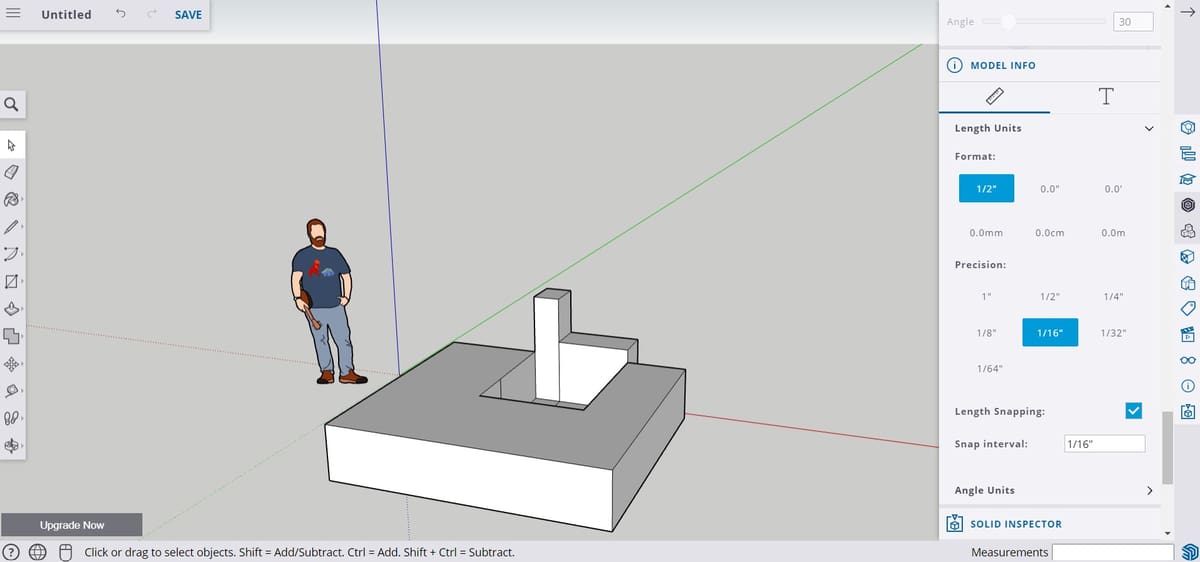 Foto de Software para impressora 3D / Programa para impressora 3D: SketchUp Free