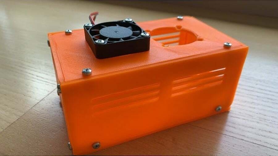 This case for the Mega and RAMPS combo is sturdy and accommodates cooling fans