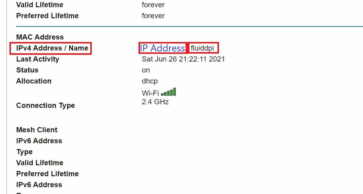 Your router's web interface has the IP address of your Pi