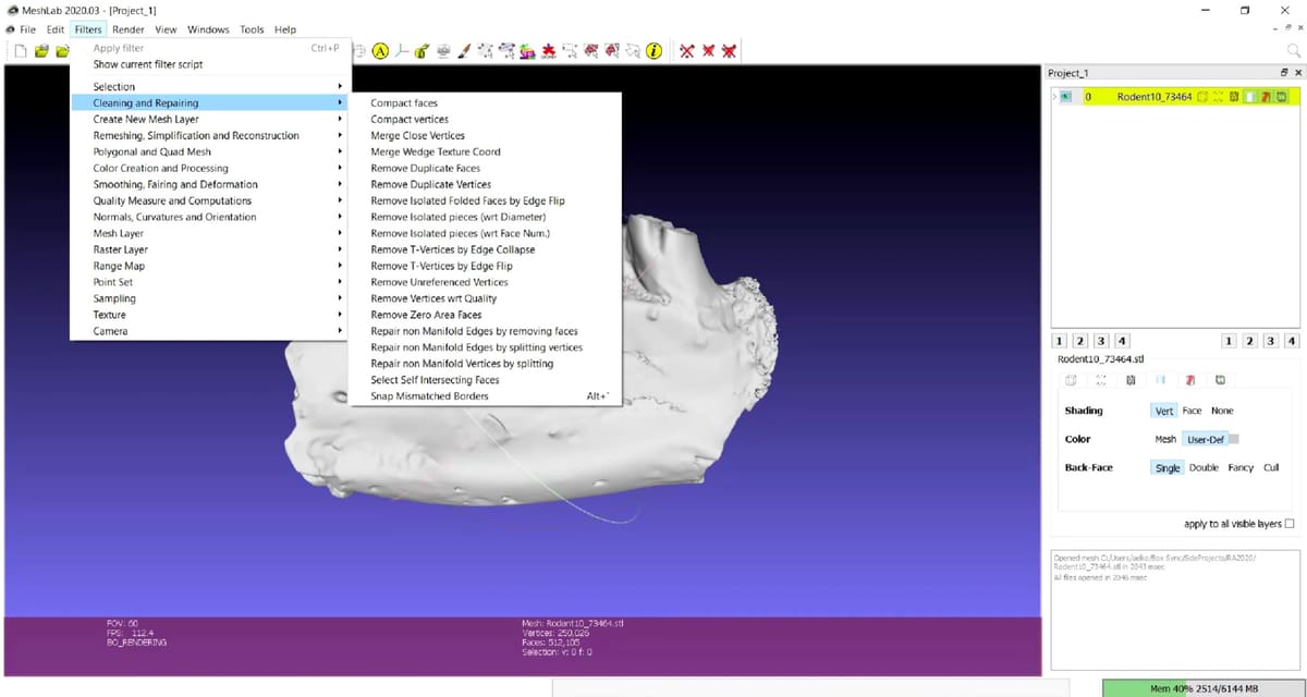Image of: MeshLab