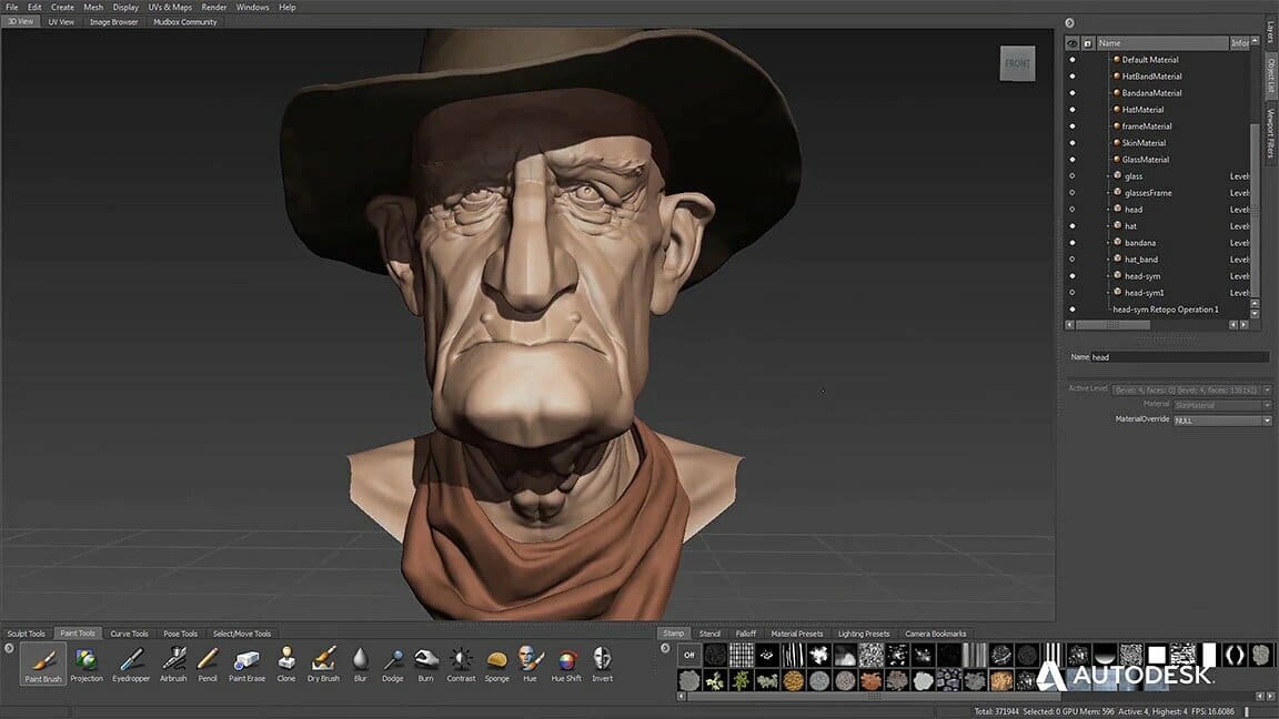 Mudbox is a great alternative with fast performance