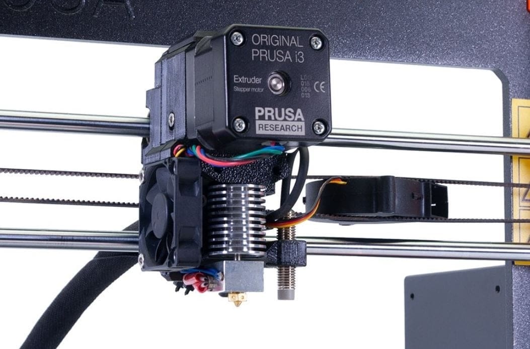 The Prusa i3 MK3S has a great E3D heatsink