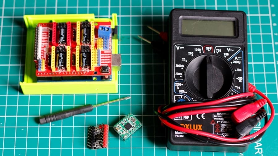 MGV Drive　TA.effects How to set your stepper driver current: A4988, DRV8825