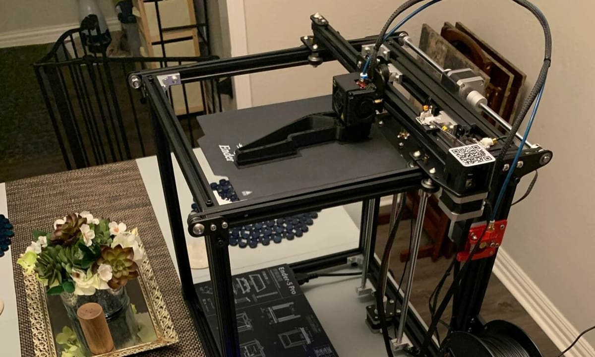 The Ender 5 Pro is a 