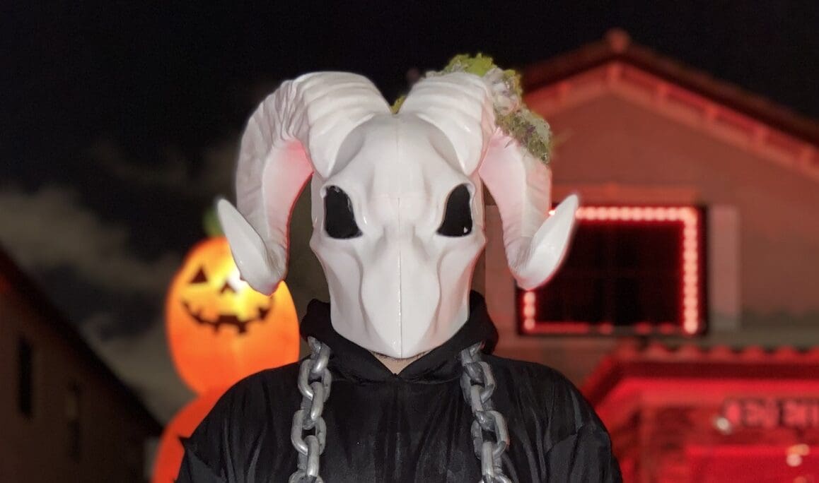 You can be Baphomet and scare people