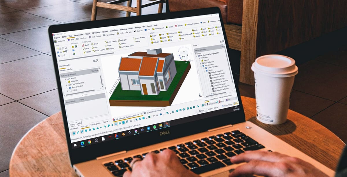 Imagen de Mejores programas de arquitectura 3D/BIM: FreeCAD Arch