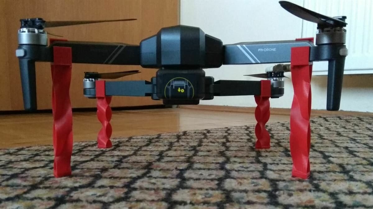 Landing gears help your drone land without damaging its frame