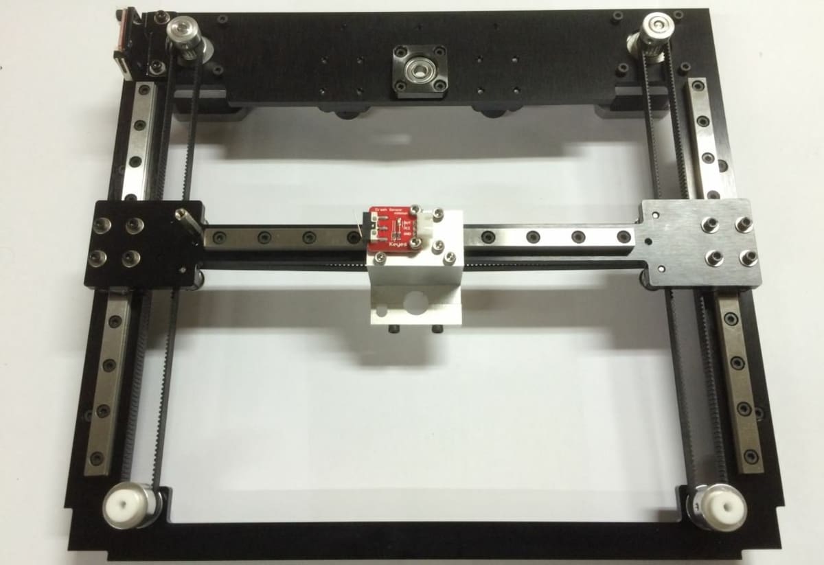 H-bot printers look like the letter 'H' from looking down