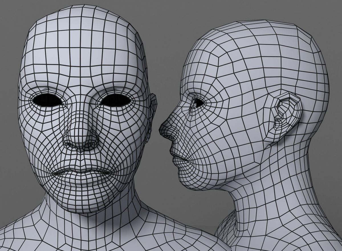 An OBJ model (Blank Female Game Avatar created by Alizhea)