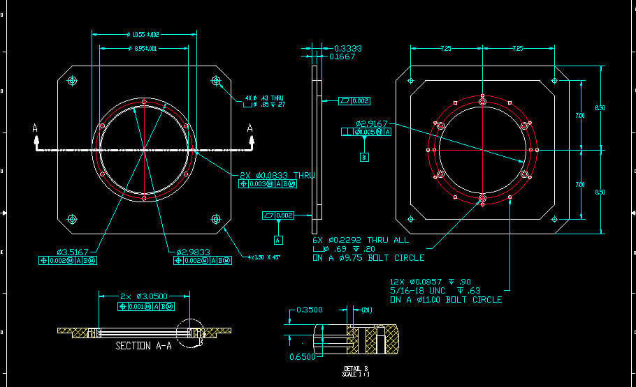 2D blueprints is the best way to present your designs!