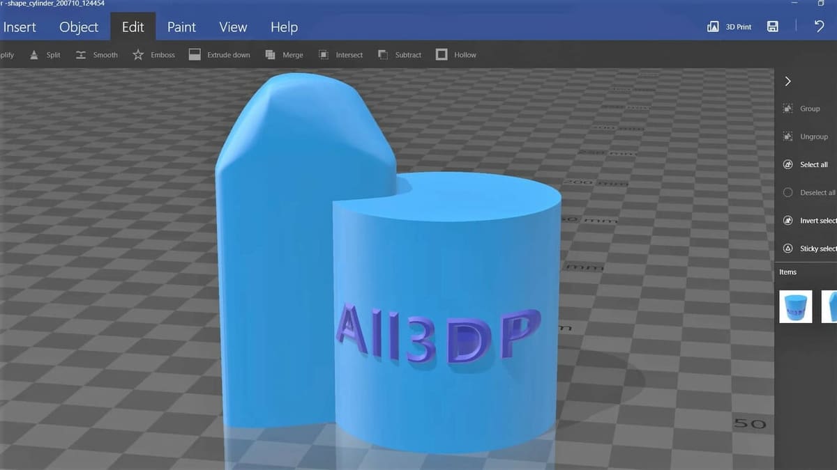 3D Builder can automatically fix unprintable files