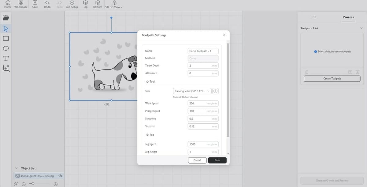 Snapmaker can also do simple CNC carving operations