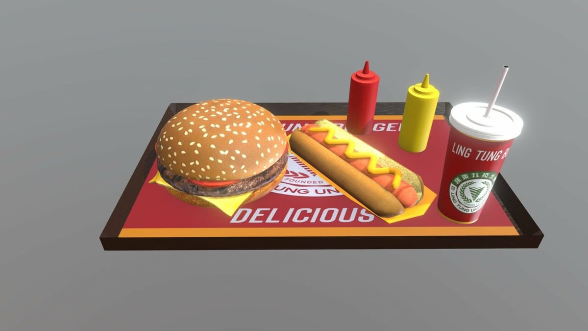 Too bad you can't eat in VR with this delectable Sketchfab model