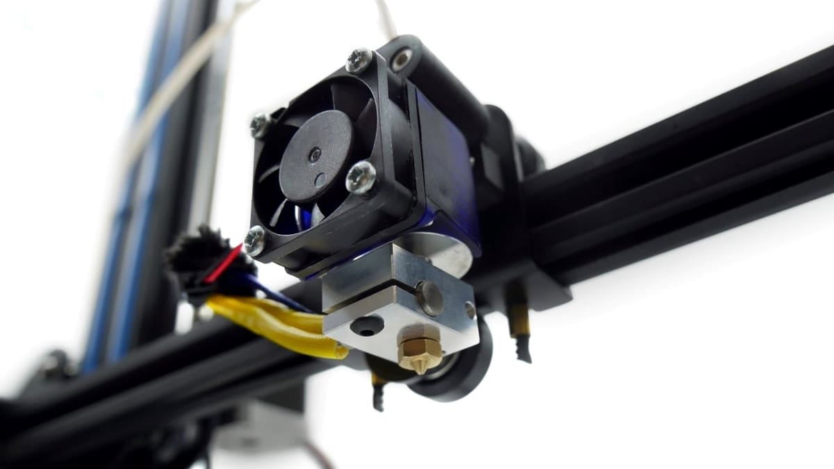 The E3D V6 hot end is made completely of metal