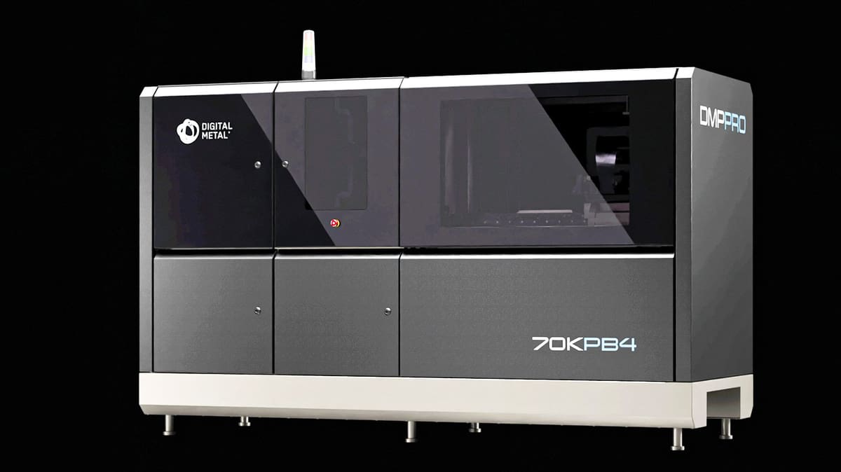 Image of New Professional 3D Printers: Digital Metal Launches Higher Productivity Metal Binder Jet 3D Printer