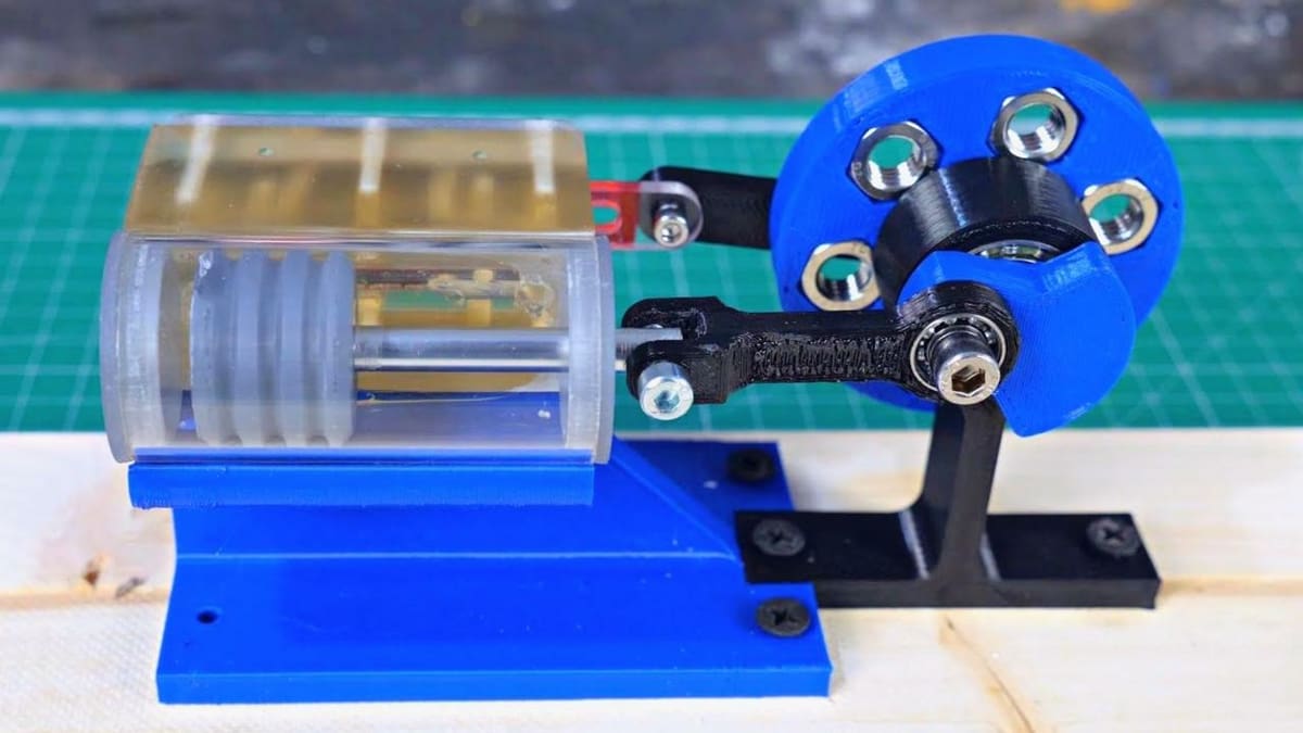 The transparent parts help visualize the mechanism