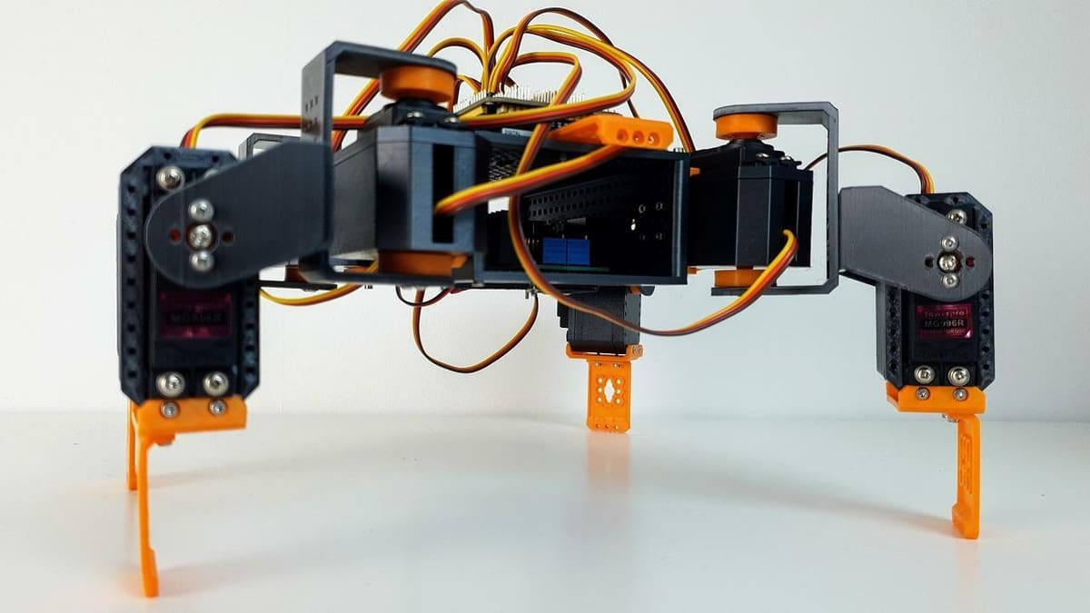 Modular quadruped is minimal and lightweight