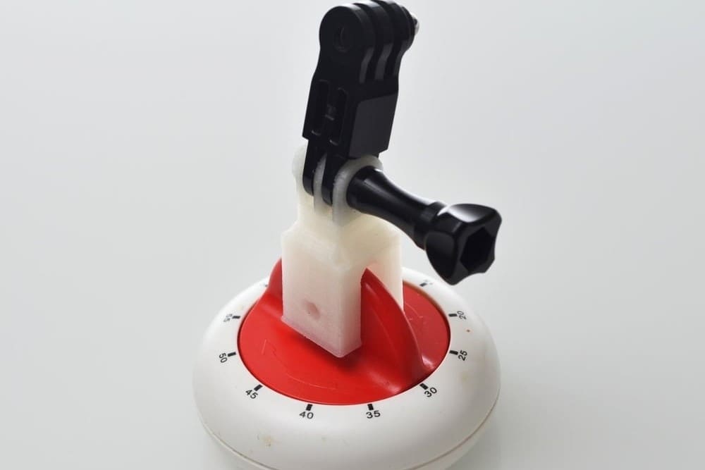A GoPro bolt and nut are required to mount it