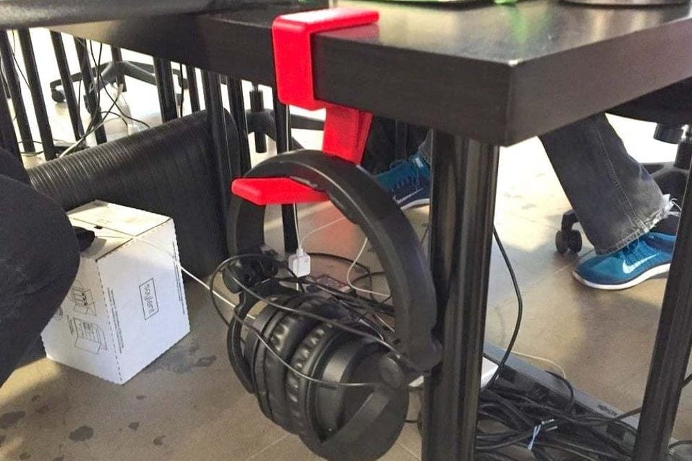 Keep your headphones within easy reach!