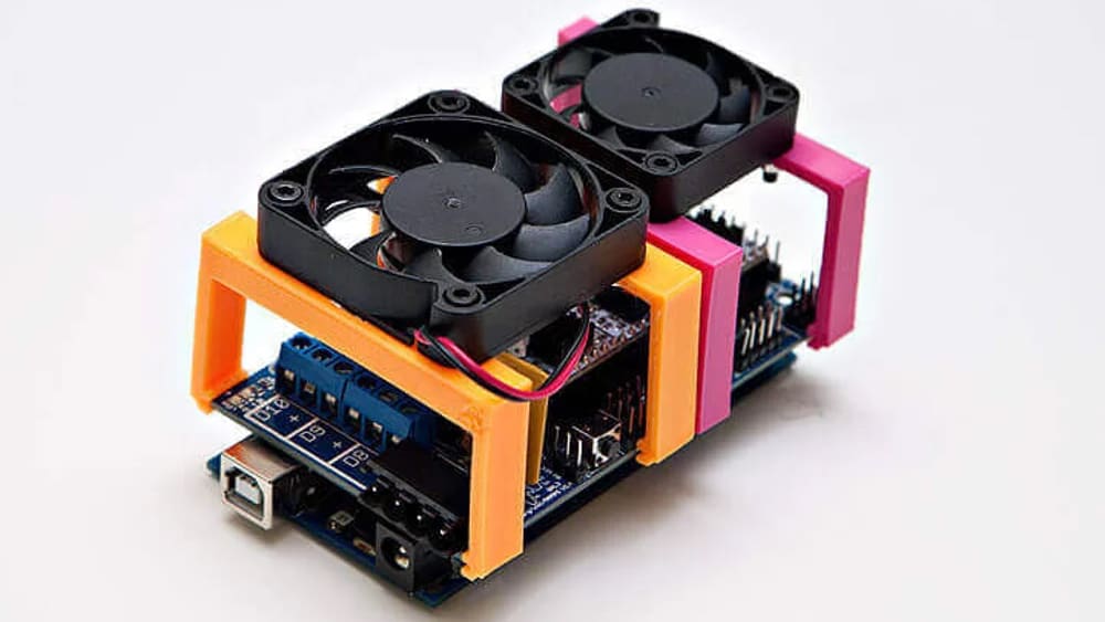Taking it a step further with two fans