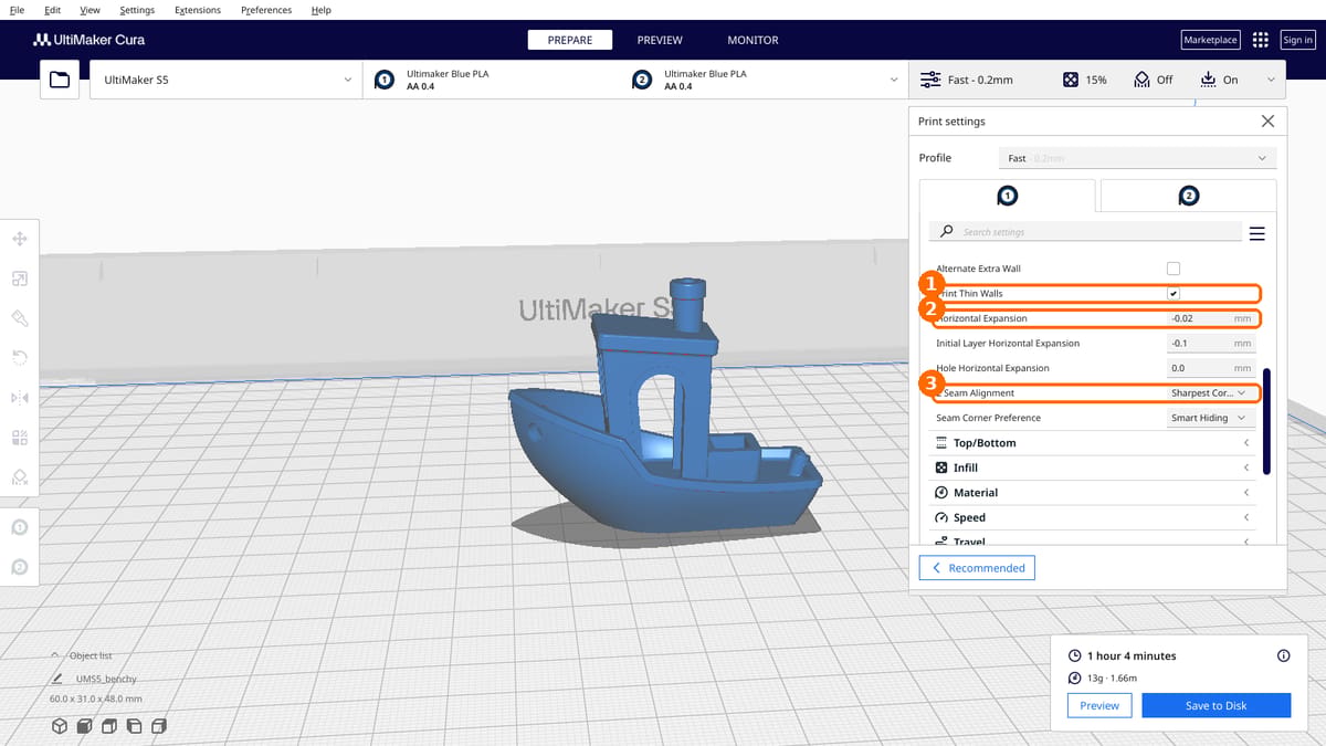 Image of Cura Settings Decoded – An Ultimaker Cura Tutorial: Z Seam: Hide the Line Up the Side of Your Print