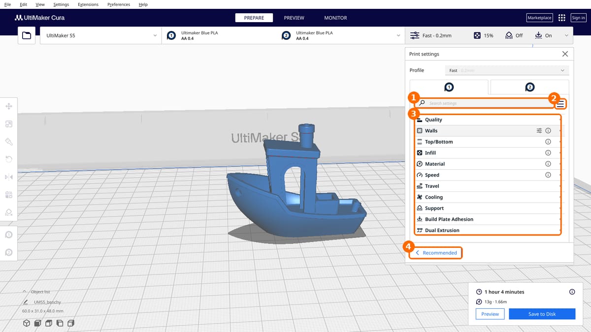 Image of Cura Settings Decoded – An Ultimaker Cura Tutorial: Using Custom Mode in Cura