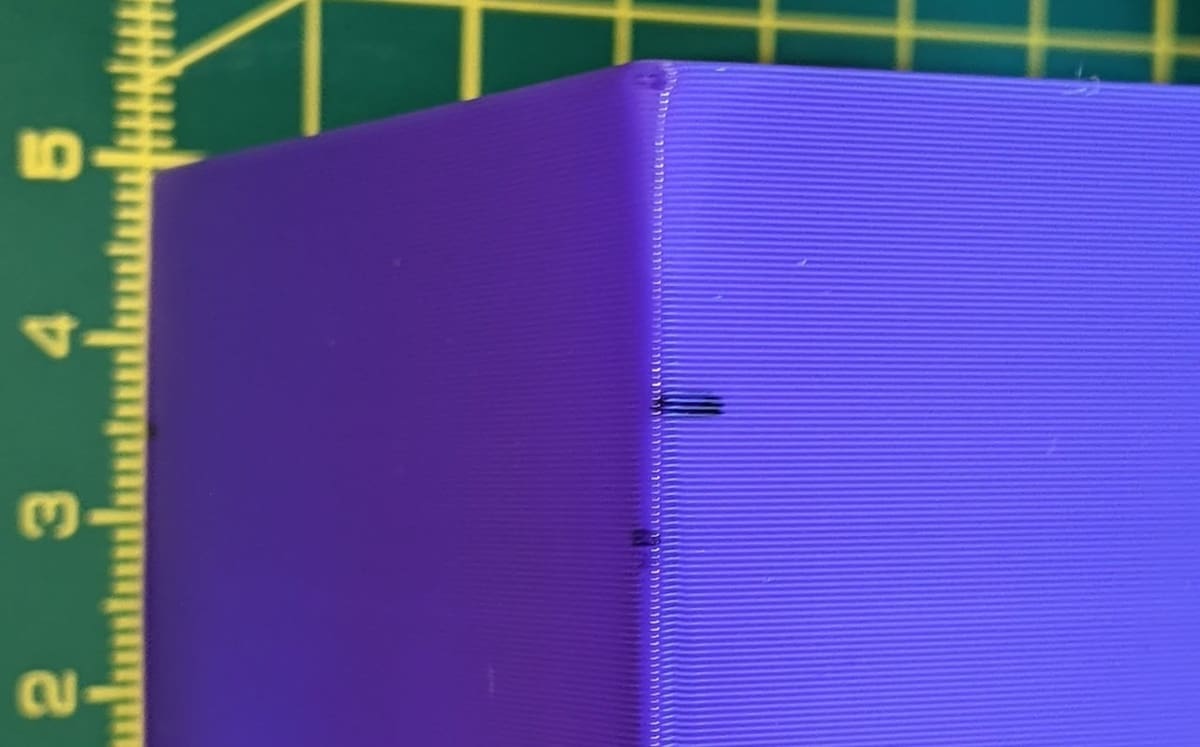 Looking at the corners the best PA settings equate to between the pen marks (at a height of roughly 30mm)