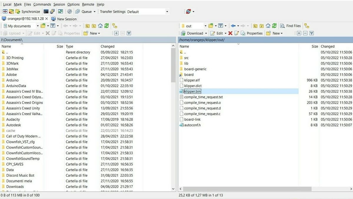 WinSCP is great to transfer and make backups