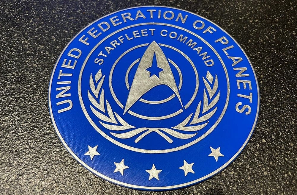 Set your glass down safely on this Star Trek coaster