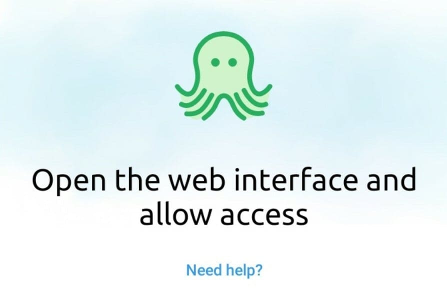 A friendly app to set up