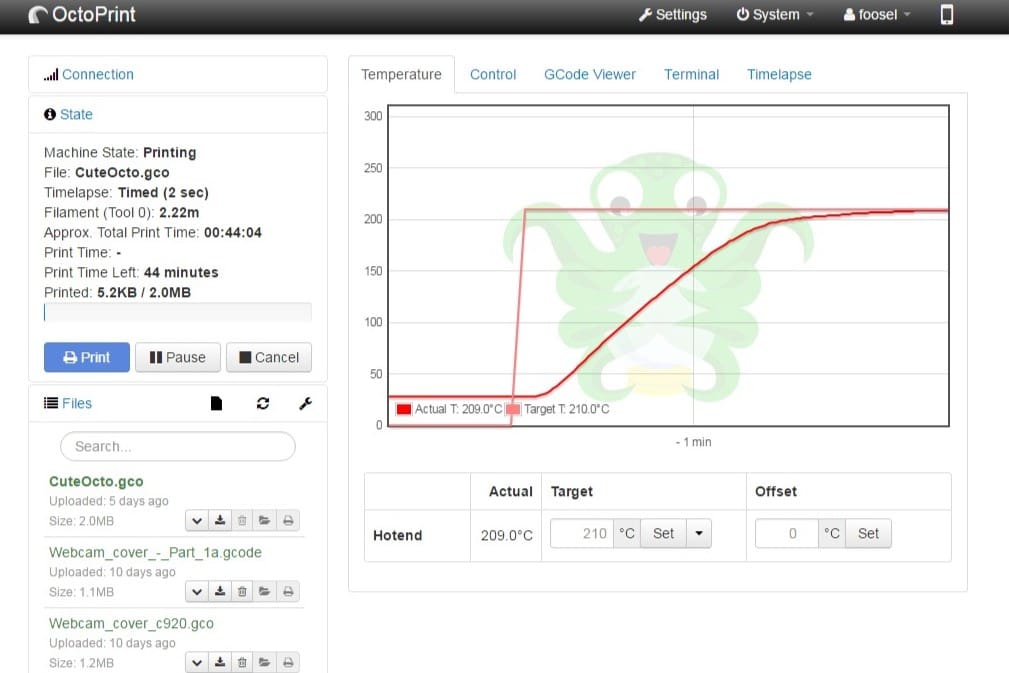 Image of: 17. OctoPrint