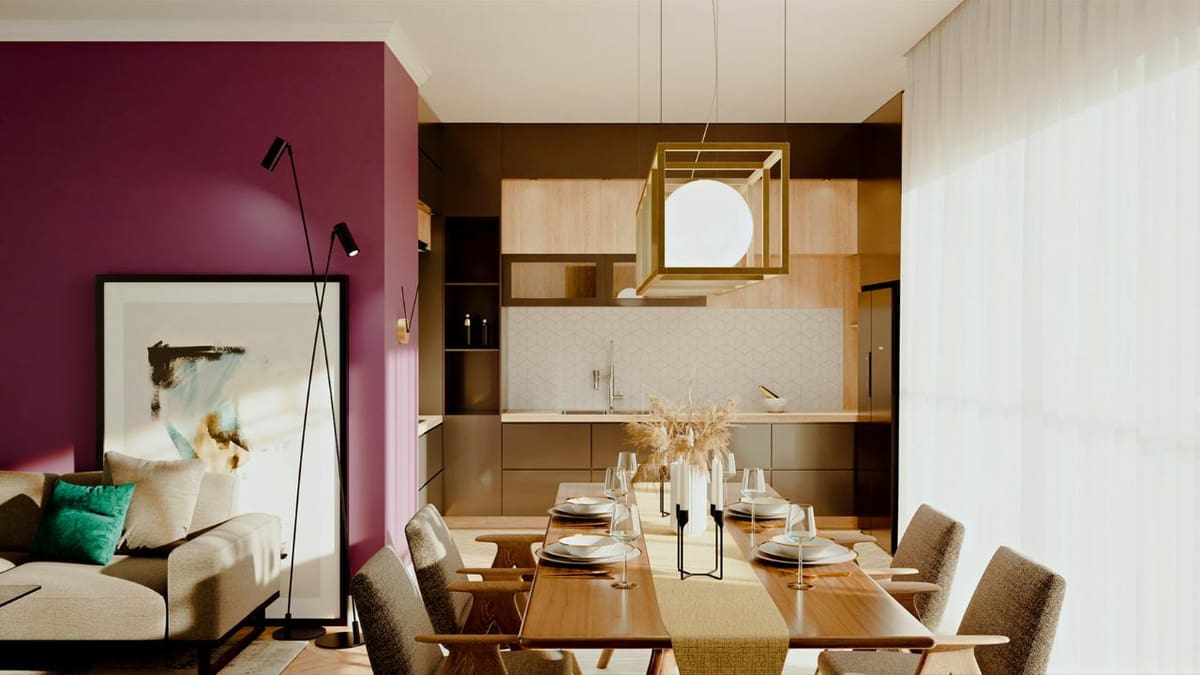 This render from Thea emits a high dynamic range and natural lighting effects