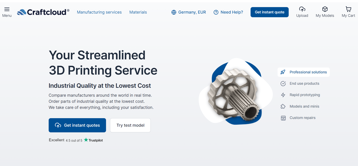 Image of: Craftcloud