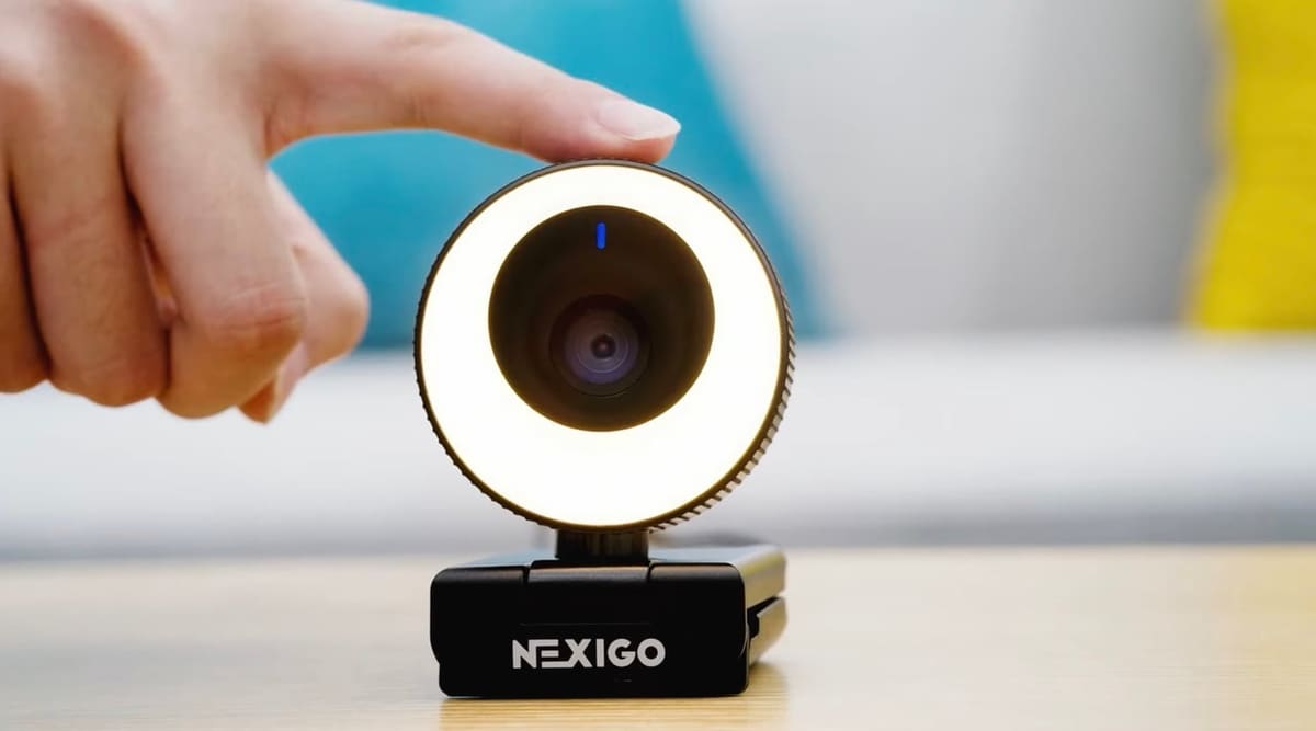 The NexiGo N620E adds a little light to the party