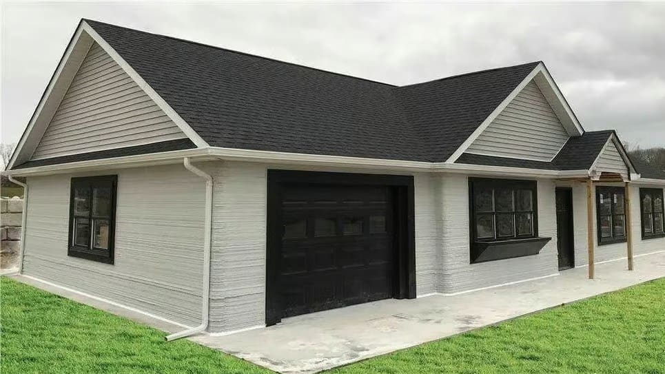This 3D printed house in Riverhead, NY, was listed back in February 2021 for around $300,000