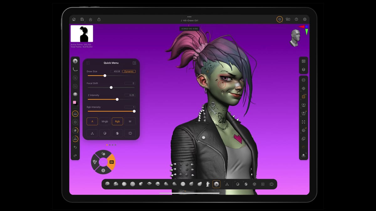 Image of ZBrush Free Download: ZBrush for iPad – Free Version