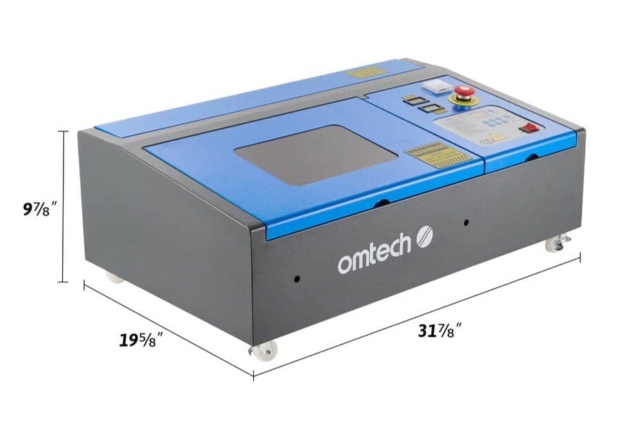 K40 laser cutters are relatively compact